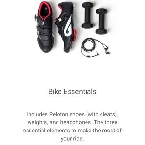 New shoes, 3 lbs dumbell set, and headphones.